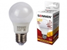   SONNEN, 7 (60) ,  E27, ,   , 30000 , LED A55-7W-2700-E27, 453693 - - " "