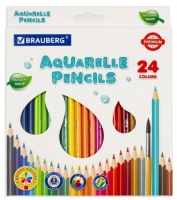    BRAUBERG PREMIUM AQUARELLE, 24 ,   4 , 181673 - - " "