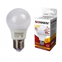   SONNEN, 7 (60) ,  E27, ,   , 30000 , LED A55-7W-2700-E27, 453693 - - " "